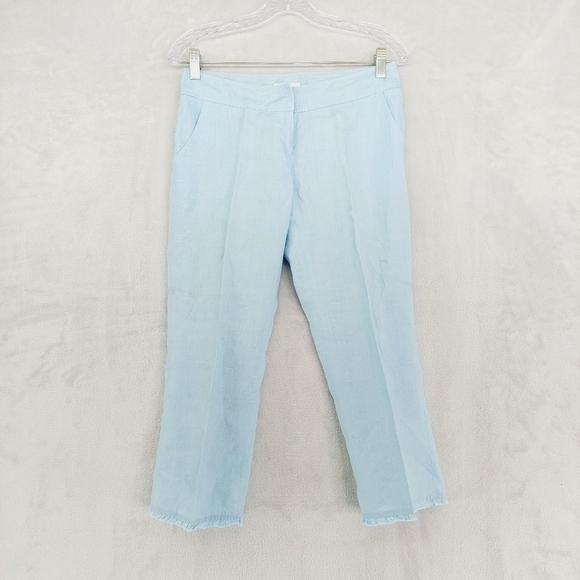 Promod Light Blue Distress Trim Lightweight Pants P6497 - Picture 1 of 9